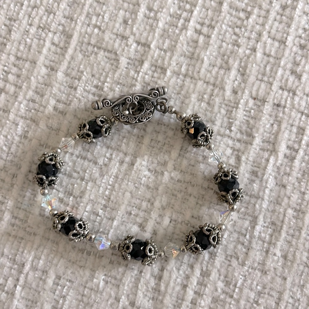 Crystal Bracelet Black & Clear